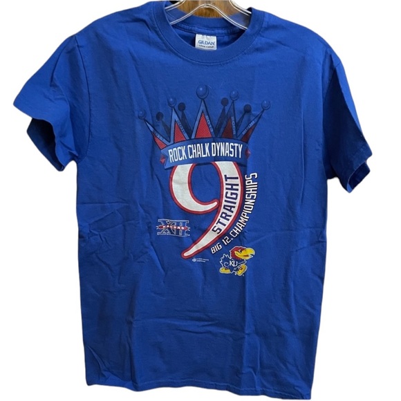 Ultimate Athletic Sportswear Rock Chalk Dynasty 9 Straight Jayhawk Basketball SM - Picture 1 of 3